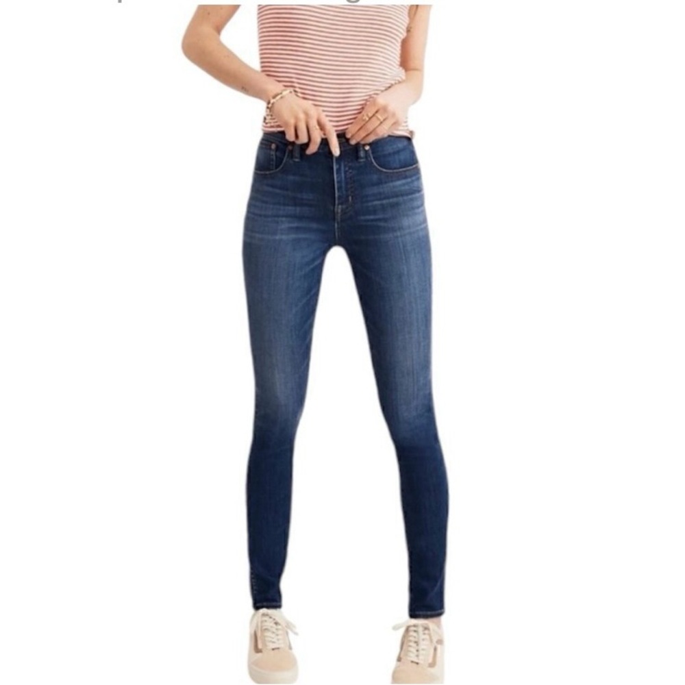 Madewell 9” High Rise Skinny Jean, Medium Wash Size 30